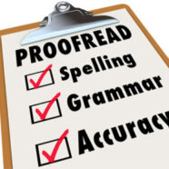 Proofread Clipboard Checklist Spelling Grammar Accuracy