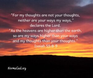 Isaiah 55:8-9