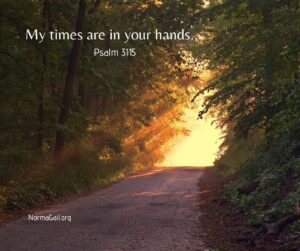 My Times Are in Your Hands scripture